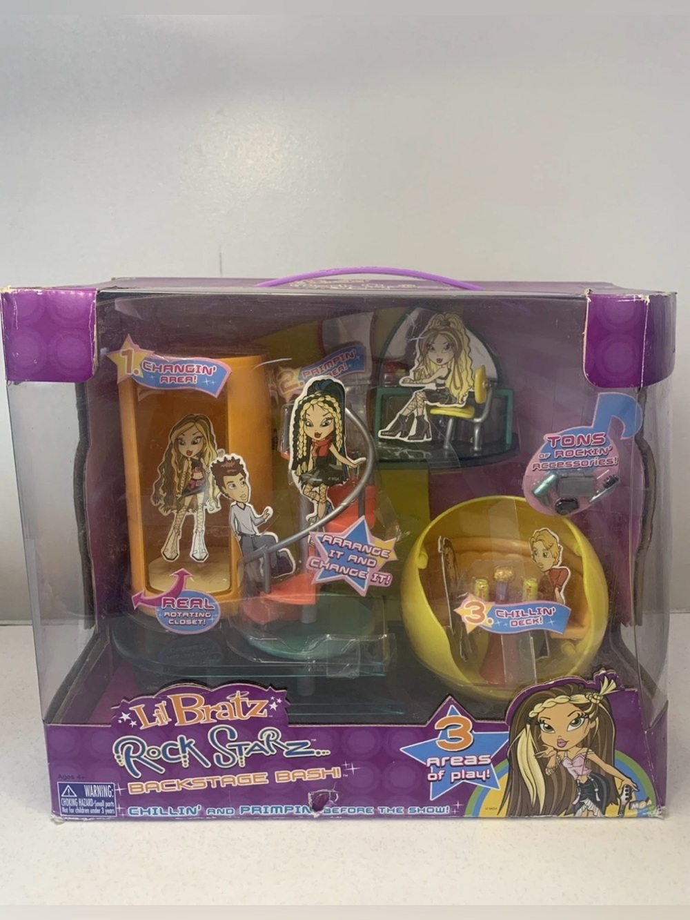 Lil' Bratz Rock Starz Backstage Bash Brats Stars NEW MGA Pack Concert RARE